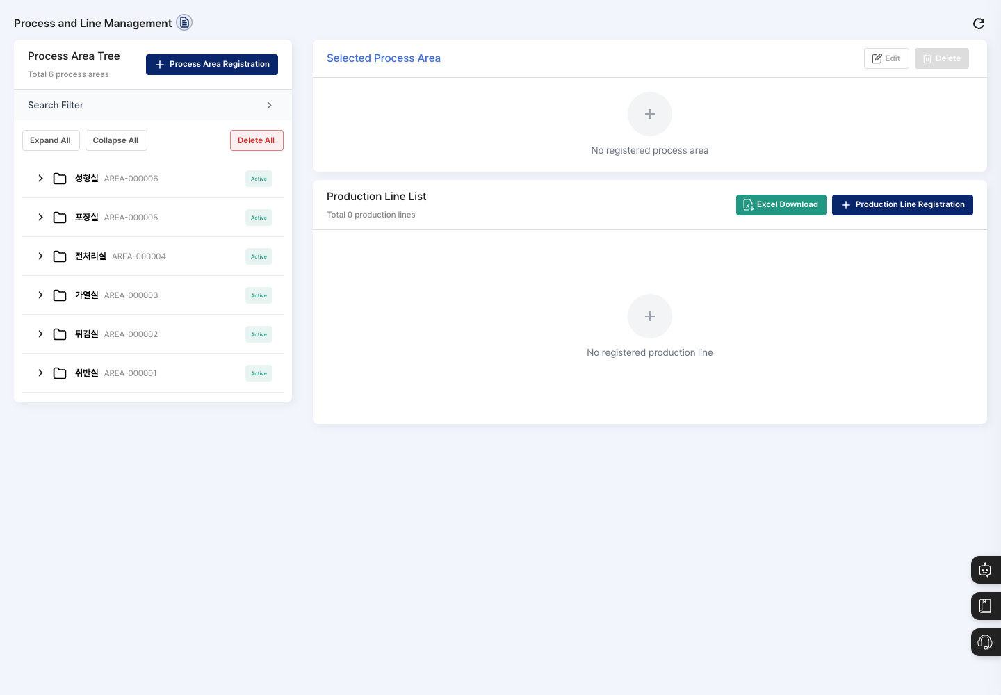 List screen